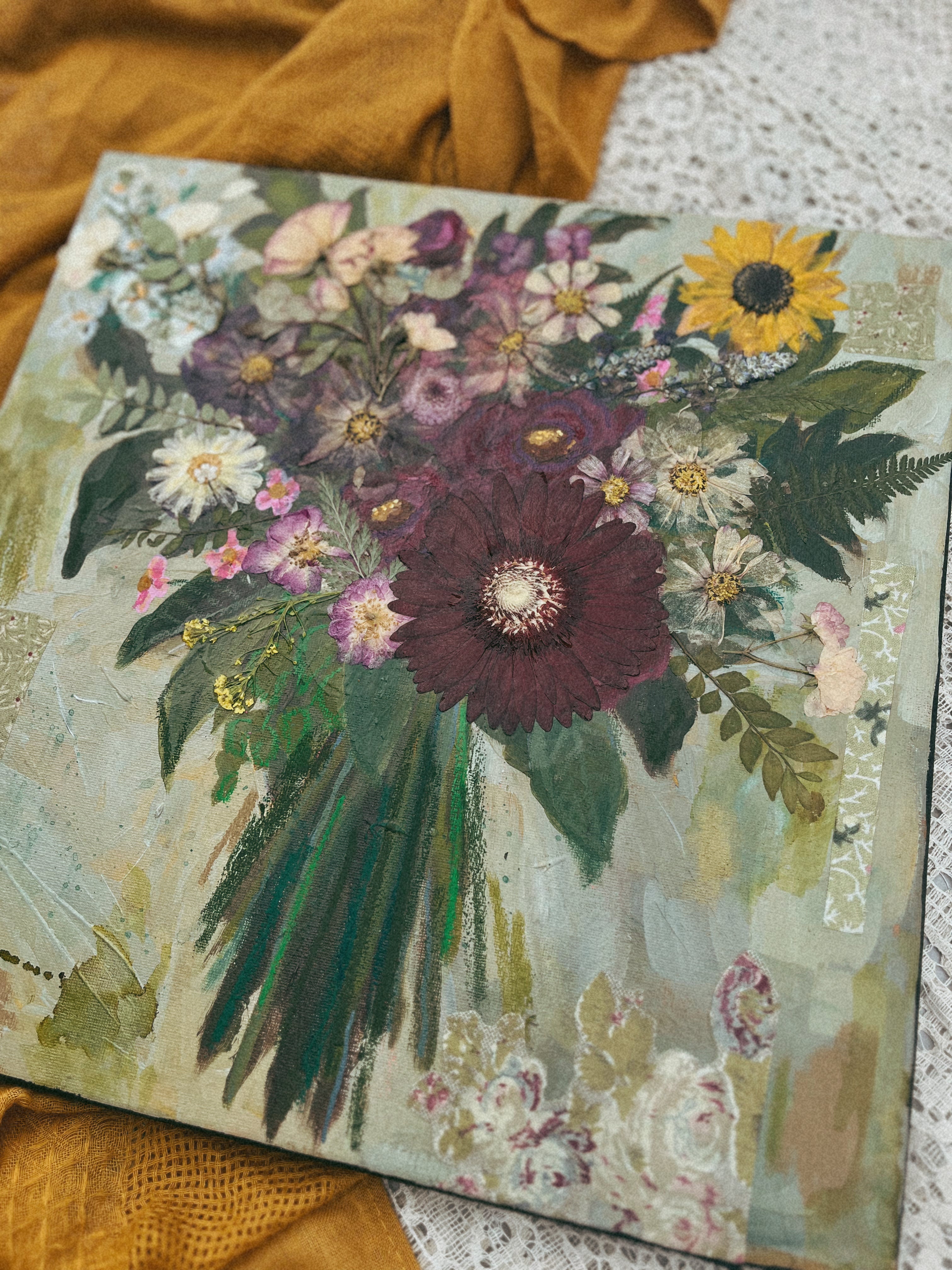 June - Mixed Media Original Artwork