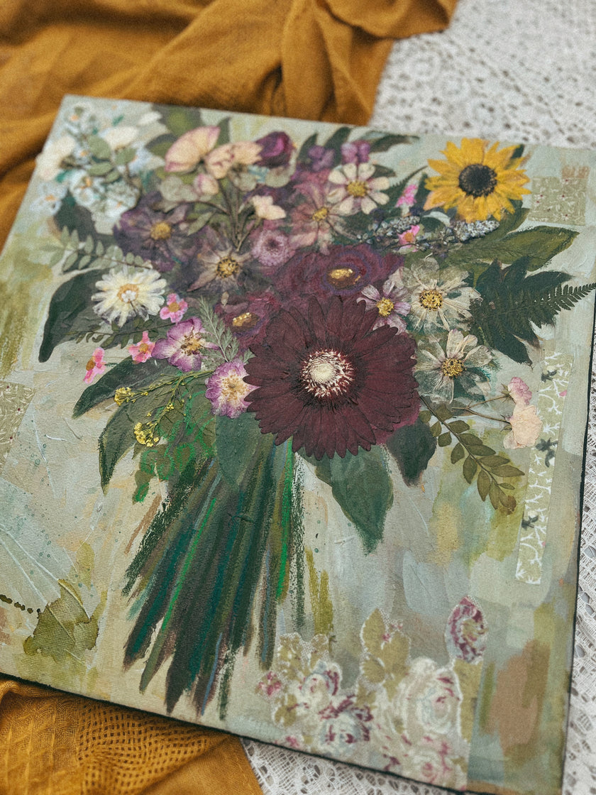 June - Mixed Media Original Artwork