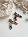 Rainbow Dangle Arch  Earrings
