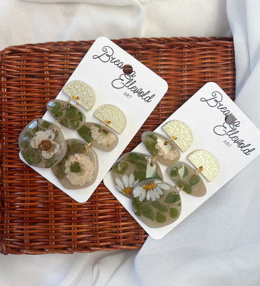 Translucent Base w/ Pressed Flowers