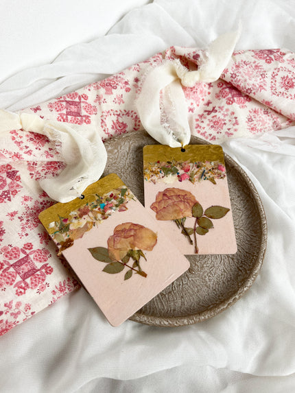 2.5x3.5 Ornament - Pressed Flower Confetti - Pressed Rose