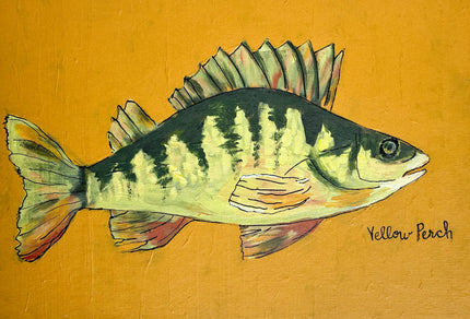 8 x 11.5 Original on wood panel - 