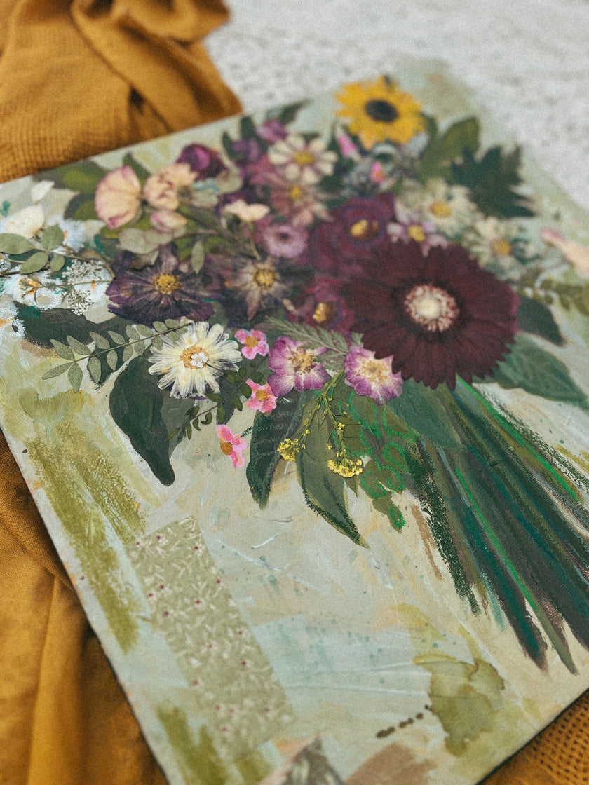 June - Mixed Media Original Artwork