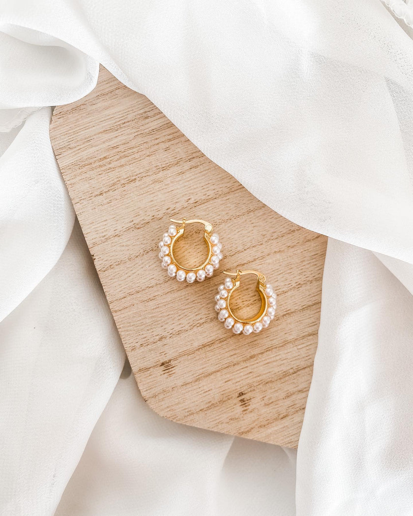 Pearl Hoops