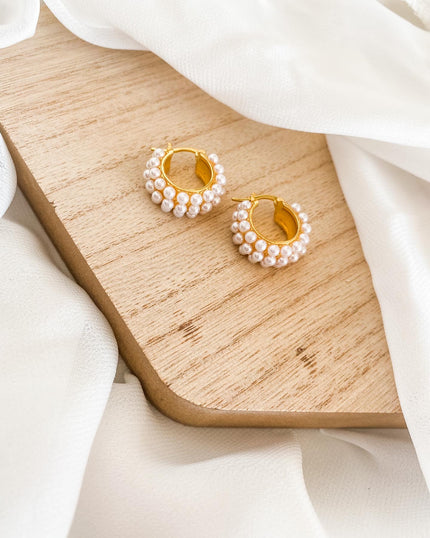 Pearl Hoops
