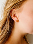 18k Gold Daisy Studs